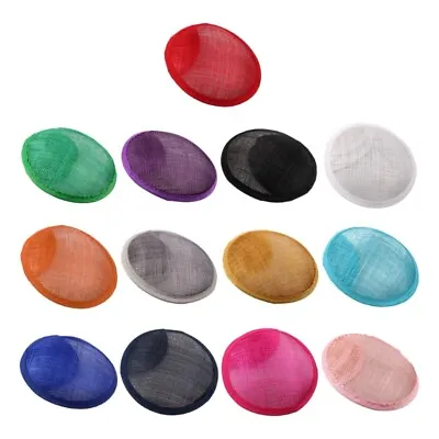 13CM Round Hat Base Fascinators Hat Round Base Women Headpieces Making Supply • £4.22