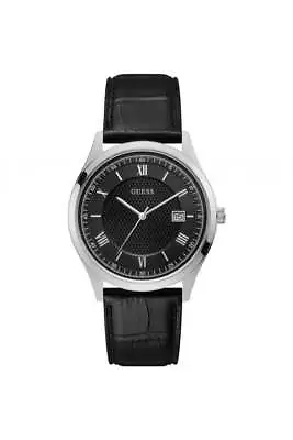 Guess Gents Element Leather Strap Watch | 42mm | Water Resistant | W1182G3 • £39.99