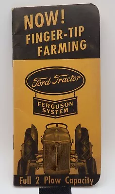 Vintage Ford Tractor Memo Booklet  LEO NOLL DAVENPORT-IOWA  Excellent Condition • $1.99