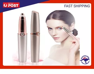 Eyebrow Trimmer Electric Hair Removal LED Light Pen Size Face Epilator PAIN FREE • $19.95