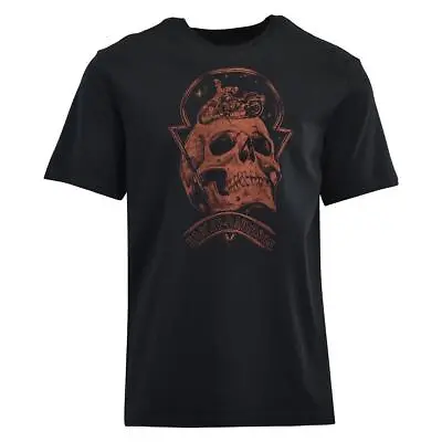 Harley-Davidson Men's T-Shirt Black Motorcycle Club Skull S/S (S93) • $22.75