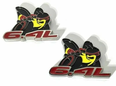 $18.99 • Buy 2X NEW 392 6.4L Super Bee Fender Emblem / Badge Replace TRUNK BADGE