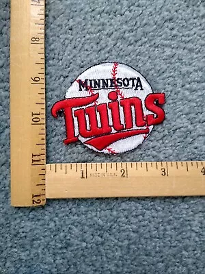 1 RARE MINNESOTA TWINS MLB BASEBALL LOGO IRON ON PATCH Free Shipping • $4.75