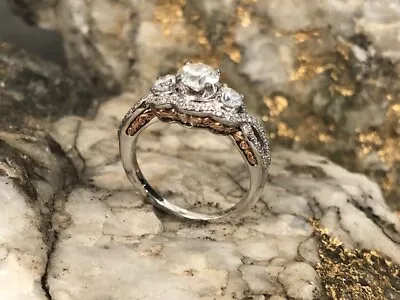 £3685 • Buy Clogau Compose 18ct White Rose Gold Bella Engagement Ring £3685 Off! 0.7ct