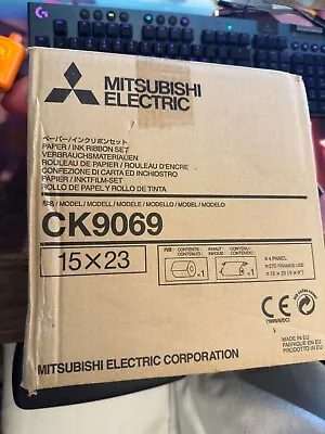 Mitsubishi CK9069 6  Paper Roll And Inksheet  NEW IN OPEN BOX • $79