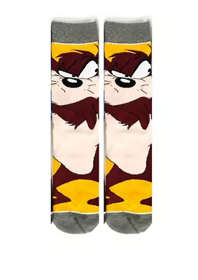 Unisex Looney Tunes Tasmanian Devil Novelty Gift Socks Birthday Christmas Gifts • £6.46