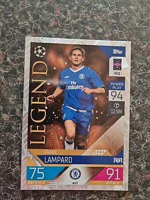 £1.65 • Buy Match Attax 22/23 Legend 417 Frank Lampard