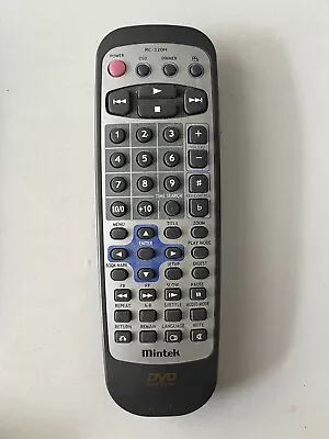 Mintek RC-320H Remote Control For DVD-1500 DVD2110 DVD-2110 DVD2580 • $9.99