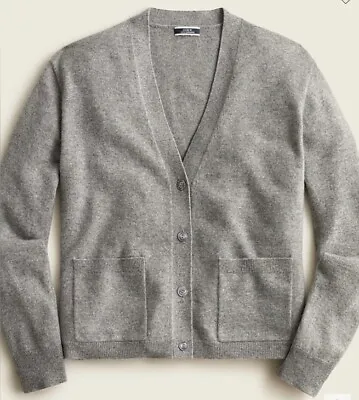 J Crew Woman’s Cashmere Relaxed Pocket Cardigan Sweater~Size S~NWT-Free Shipping • $79.95