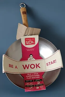 School Of Wok Wok Star 10.5 /27cm Carbon Steel Wok • £15