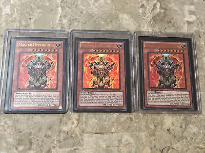 3x Yu-Gi-Oh! TCG Master Hyperion SDLS-EN001 1st Edition • $2.99