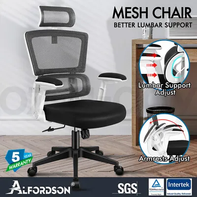 $149.95 • Buy ALFORDSON Mesh Office Chair Executive Fabric Gaming Seat Racing Tilt Computer