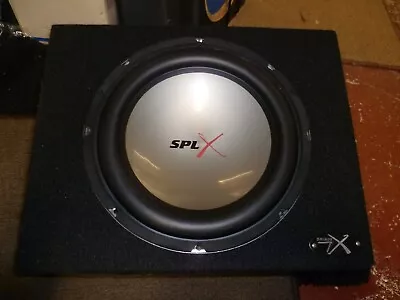 SPL X Bass Box/subwoofer With 12  SPL12HQ Speaker. 700W Good Condition. • £10