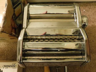 Vintage Marcato OMC Atlas Model 150 Pasta Noodle Maker Machine Plus Pappardelle • $59.99