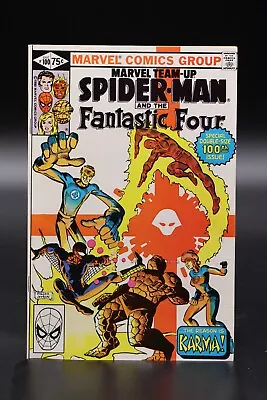 Marvel Team-Up (1972) #100 1st Print Fantastic Four & Spider-Man 1st Karma VF • $15