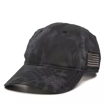 Outdoor Men's New Adjustable Pre-curve Visor Tactical Camo US Flag Cap TAC600 • $25.49