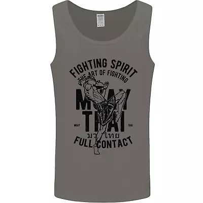 Muay Thai Full Contact Martial Arts MMA Mens Vest Tank Top • £9.99