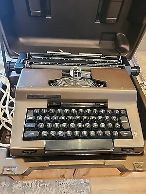 Vintage Sears Communicator I Electric Typewriter W/ Case - Working As Shown • $40.19
