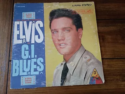 Elvis Presley G.I. Blues Original Soundtrack Recording Vinyl LP LSP-2256 • $6