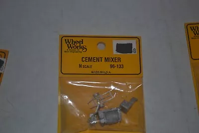 Wheel Works 96-133 Cement Mixer Truck Metal Model Kits N Scale • $4.49