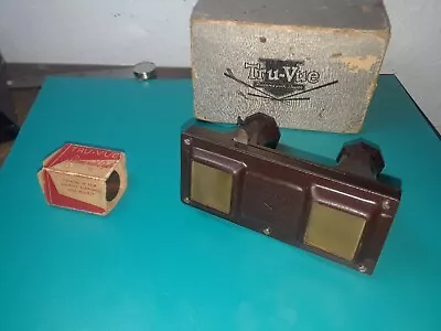 VINTAGE Tru-Vue Stereo Viewer Pictures With Depth Rock IslandIL • $14.99