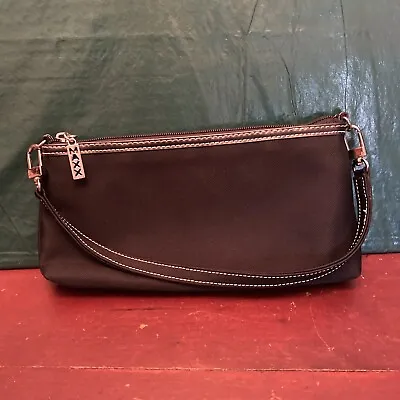 Maxx New York Women’s Small Black Purse Clutch Nylon & Poly Handbag Wristlet • $16