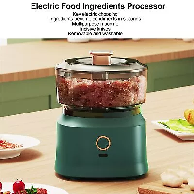 Professional Baby Food Processor USB Rechargeable Electric Mini Food Chopper • £12.71
