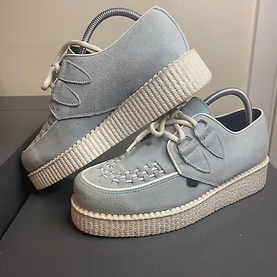 £39.99 • Buy ORIGINAL WULFRUN CREEPER – SKY BLUE SUEDE – WHITE SINGLE SOLE –  Size UK7