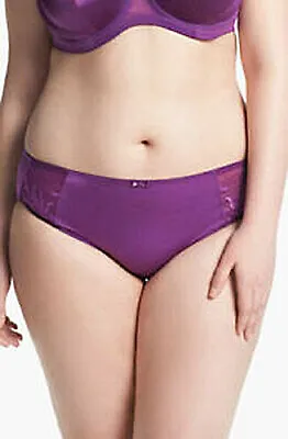 Elomi Caitlyn Brief Panty EL8035 - GRP- Grape Raspberry - MLXL2XL3XL • $8.99