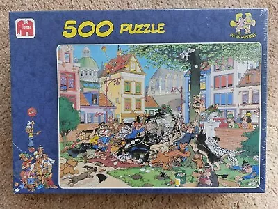 NEW & SEALED Jan Van Haasteren GET THAT CAT 500 Piece Jigsaw Puzzle • £6