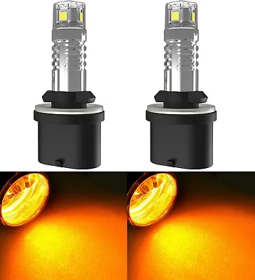 LED 20W 887 H27 Orange Two Bulbs Fog Light Replacement Upgrade Lamp Stock Fit OE • $25.50