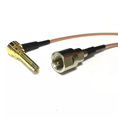 FME Male Plug To MS156 Male Right Angle RF Cable  RG178 15cm 6  For 3G USB Modem • $3.51