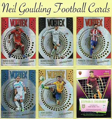 Panini REVOLUTION 2017 ☆ VORTEX ☆ Football Cards #V-1 To #V-25 • £0.99