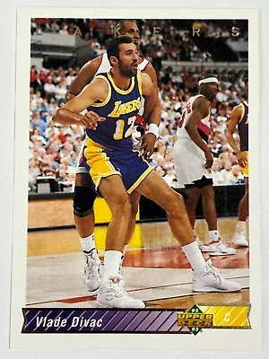 1992-93 Upper Deck #199 Vlade Divac Los Angeles Lakers • $0.99