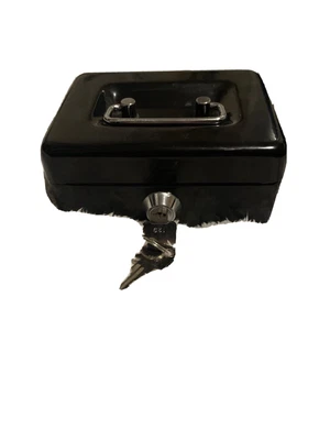 £4 • Buy 6  Inch Small Key Lock Money Box Petty Cash/Piggy Bank Pot Safe Lockable