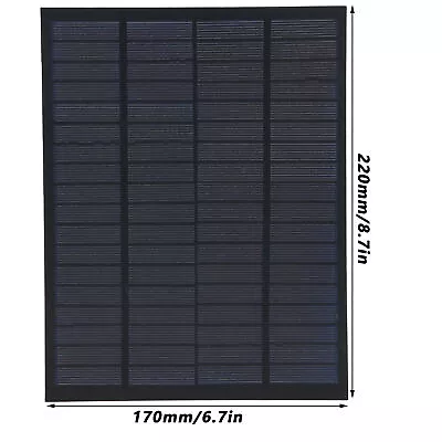 Mini Solar Panel Polysilicon Epoxy Battery Module Charger Industrial Power B LLI • $14.88