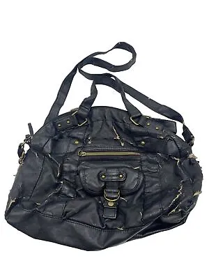 Mossimo Faux Leather Womens Purse Bag Black Handbag  Sachel - Used  Pre-Owned • $7.99