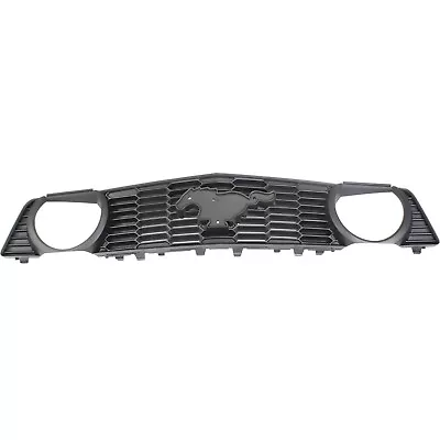 Grille For 2010-2012 Ford Mustang Textured Gray Plastic • $35.29