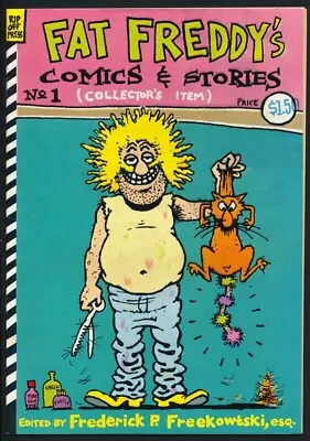 Fat Freddy's Comics And Stories No. 1 1st Print Underground Comix Shelton Cat • £4.66