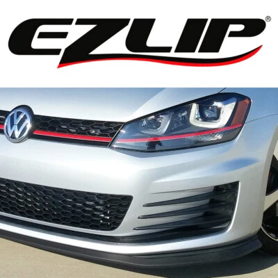 The Original EZ LIP UNIVERSAL SPOILER BODY KIT SPLITTER For VW Golf GTI R32 • $39.88