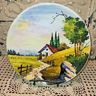 Marmaca Republic San Marino Italy Hand Painted Glazed Ceramic Collector Plate • $27