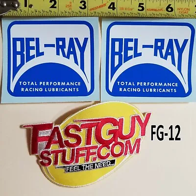 2! Vintage Bel-Ray Decal Sticker Honda CB750F 900 Cafe Racer Clubman AHRMA WORKS • $11.87