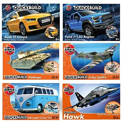 Airfix Quick Build Model Easy Kids Toy Kits Veyron McLaren Spitfire Lamborghini • £19.69