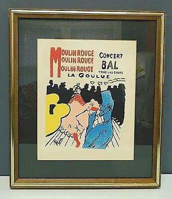 Moulin Rouge Concert Bal Framed • $23.95