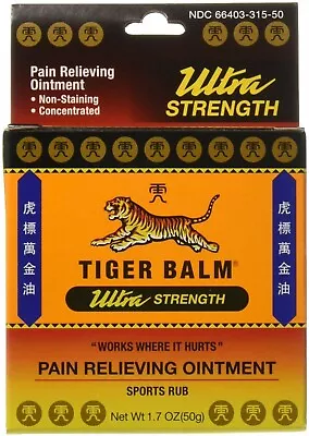 Tiger Balm Sport Rub Pain Relieving Ointment Ultra Strength 1.70 Oz • $20.31