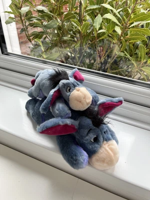 £5.99 • Buy Pair Of Walt Disney Store Laying Down Eeyore's, Good Condition Soft Toy