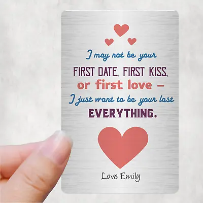 £3.79 • Buy Perfect Valentine's Gift For Him, Her, Anniversary Wallet Card Keepsake