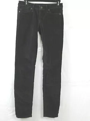 Martin + Osa Skinny Corduroy Pants Womens Size 27 Short Dark Brown • $18.99