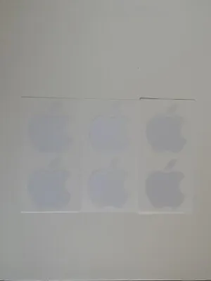 Genuine Official Apple Logo Stickers X6 - New & Unused - IPad IPhone IMac • £5