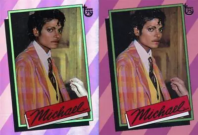 2013 Topps 75th Anniversary Rainbow Foil Card + BASE--Michael Jackson #83 • $2.95